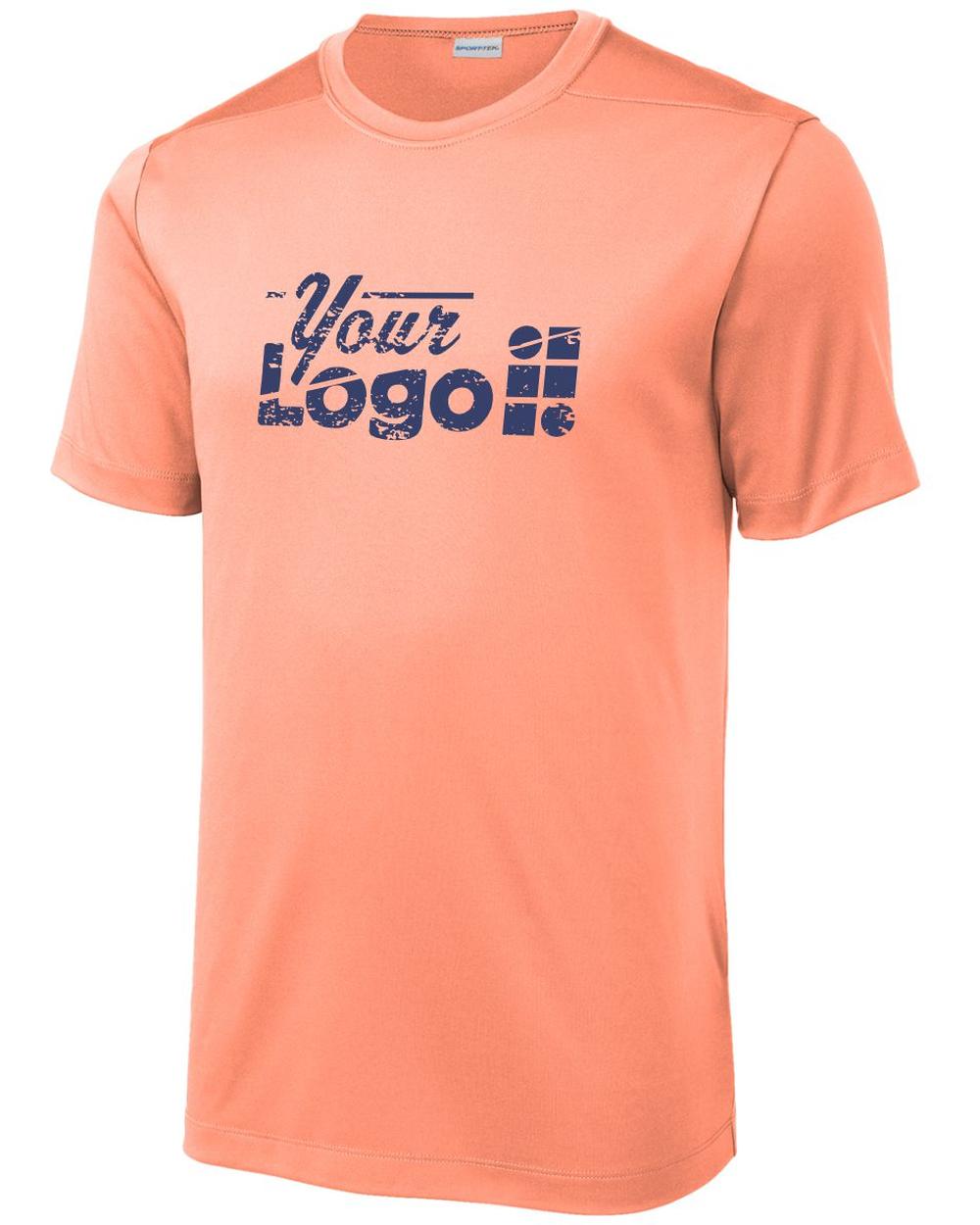 Sport-Tek S/S Posi-UV Pro Custom T-Shirt, color: Soft Coral