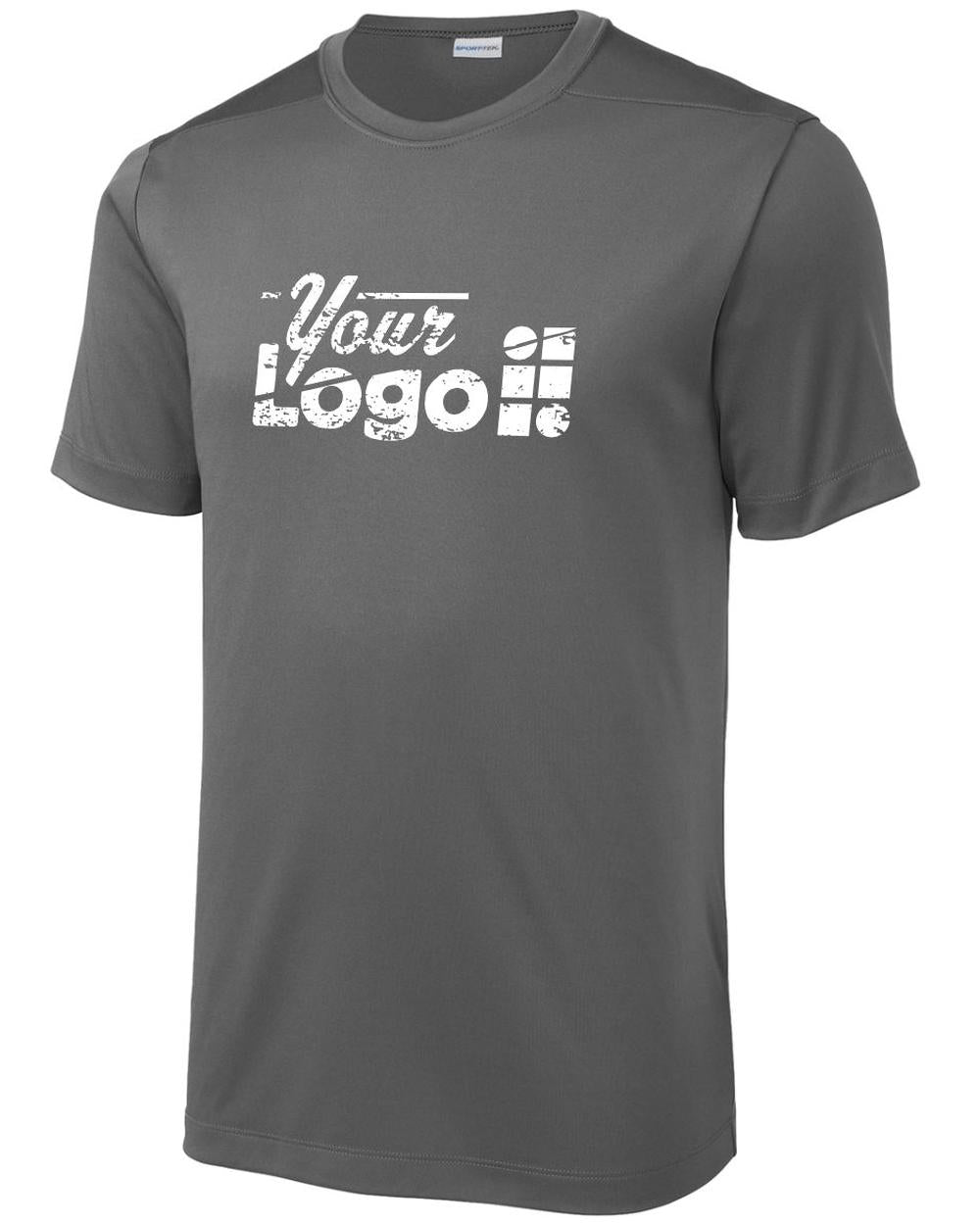 Sport-Tek S/S Posi-UV Pro Custom T-Shirt, color: Dark Smoke Grey