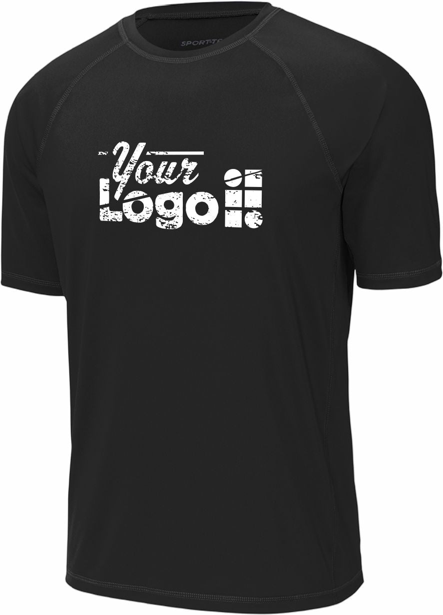 Sport-Tek S/S Rashguard Custom T-Shirt, color: Black