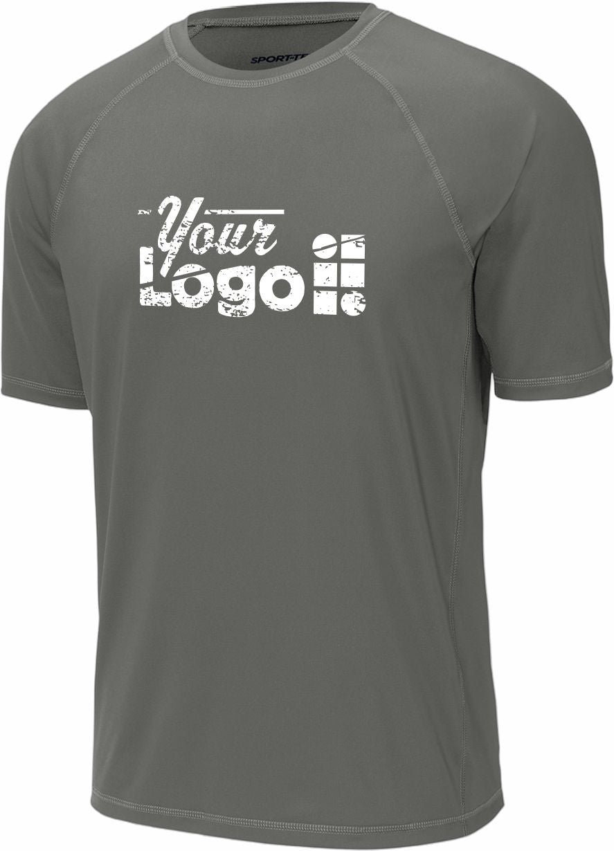 Sport-Tek S/S Rashguard Custom T-Shirt, color: Dark Smoke Grey