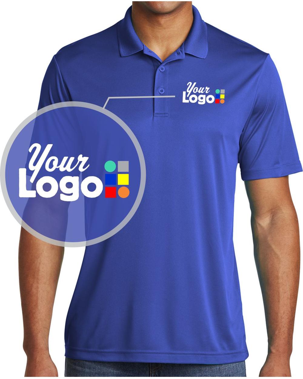 Sport-Tek S/S PosiCharge Competitor Custom Golf Shirt, color: True Royal