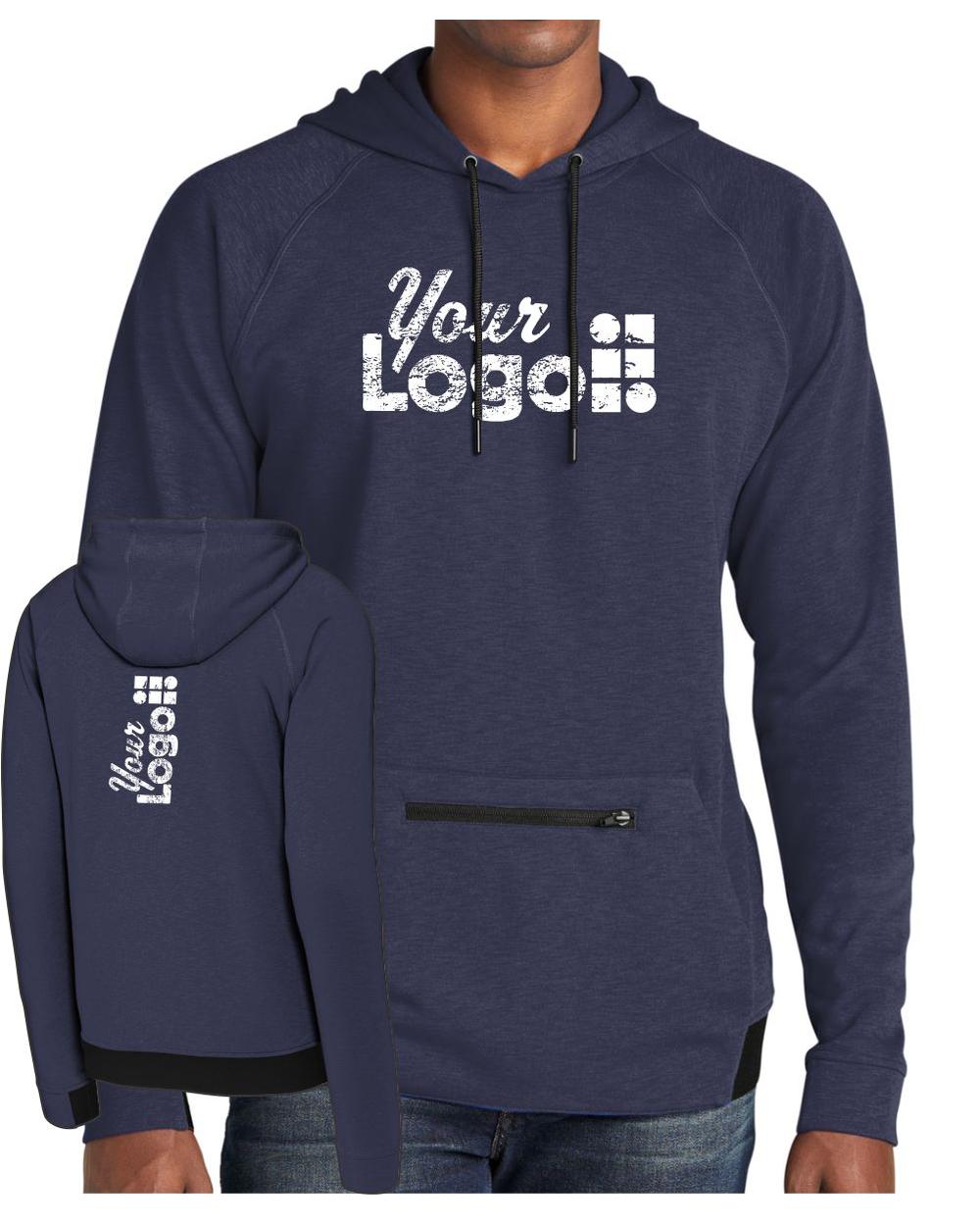 Sport-Tek PosiCharge Strive Custom Hoodie, color: True Navy