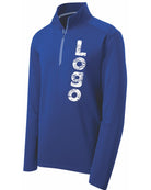 Sport-Tek Textured 1/4 Zip Custom Pullover, color: True Royal