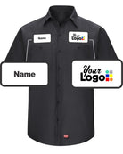 RedKap S/S MIMIX Custom Work Shirt, color: Black