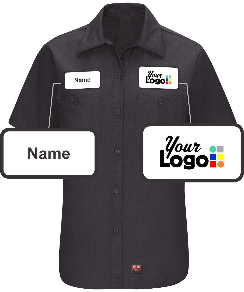 RedKap S/S MIMIX For Her Custom Work Shirt, color: Black