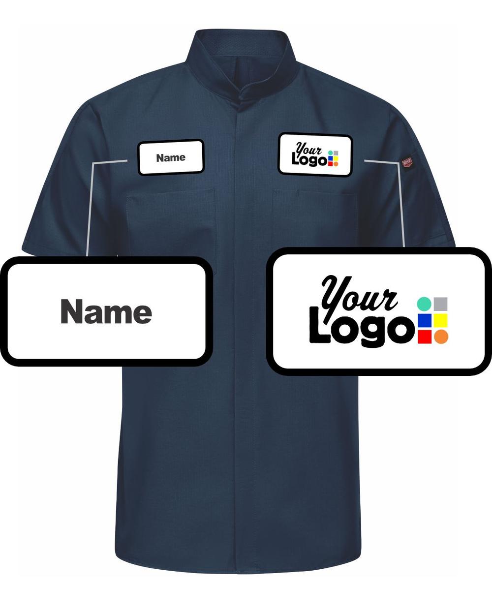RedKap S/S Pro+ Oilblok & Mimix Custom Work Shirt, color: Navy