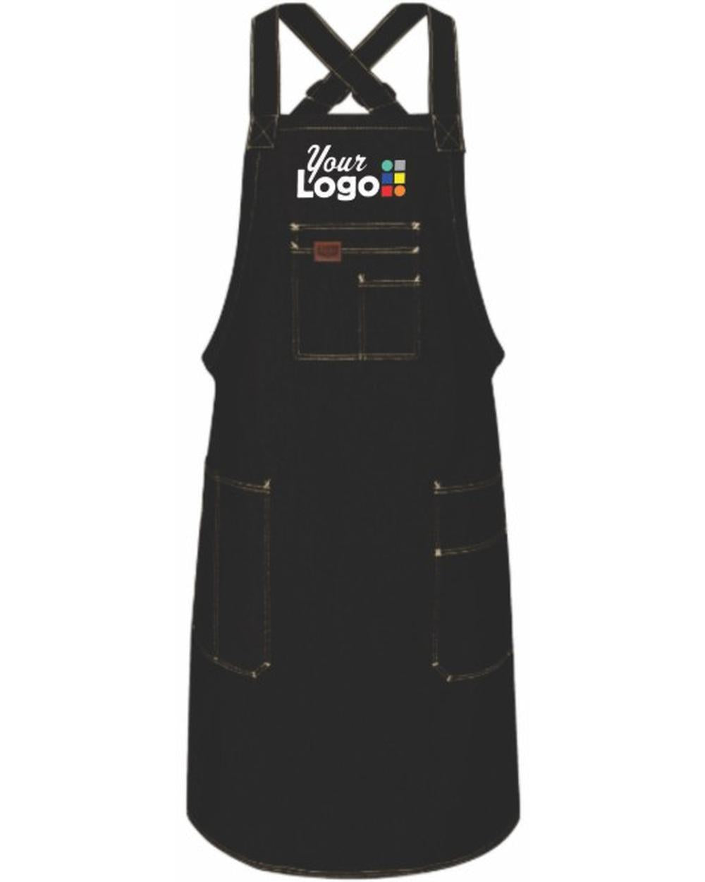 RedKap Shop Custom Apron, color: Prewashed Black