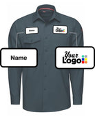 RedKap L/S Cooling Custom Work Shirt, color: Arctic