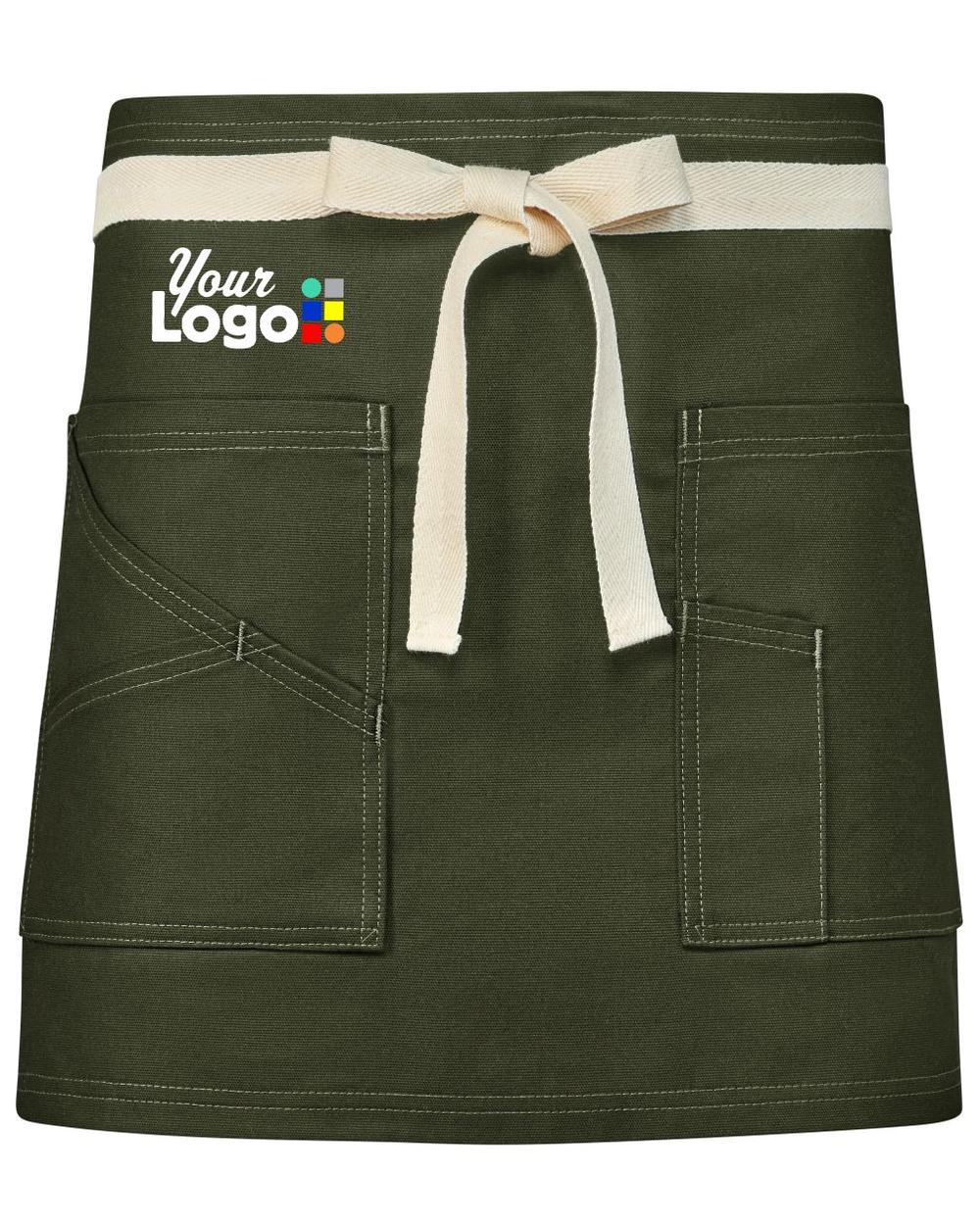 RedKap Flex Strap Utility Waist Custom Apron, color: Olive