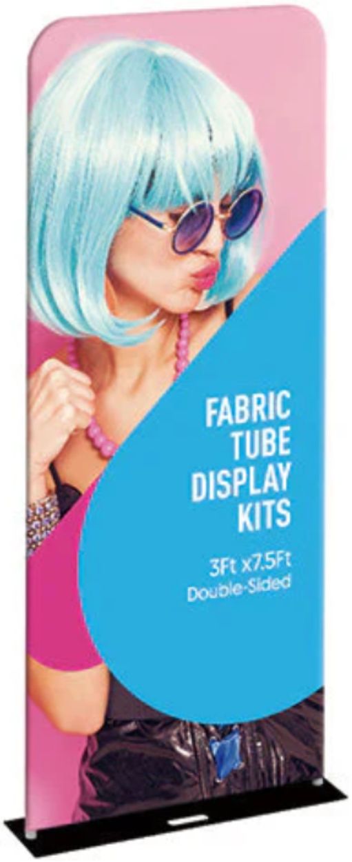 WearForm Premium 2-Side Fabric Display Stand, color: Custom