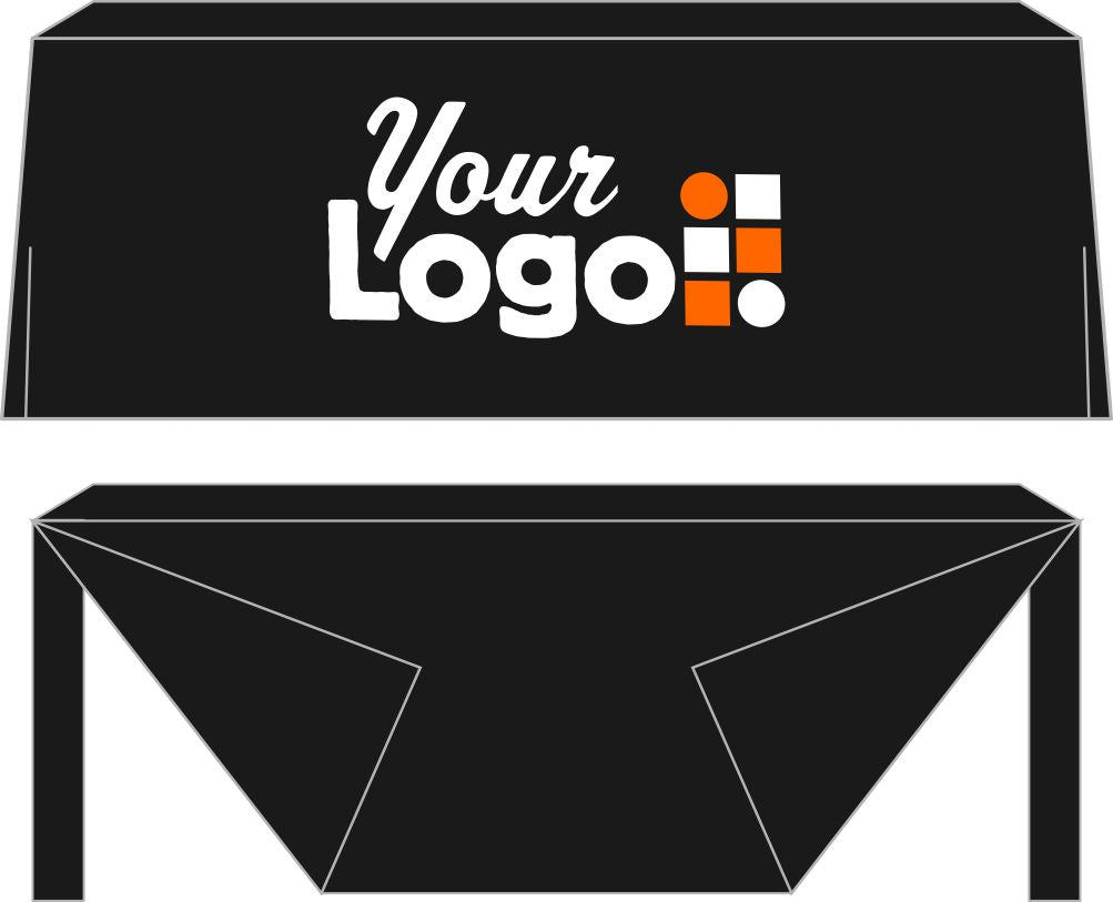 WearForm Fitted Ascoza Custom Table Cover, color: Black