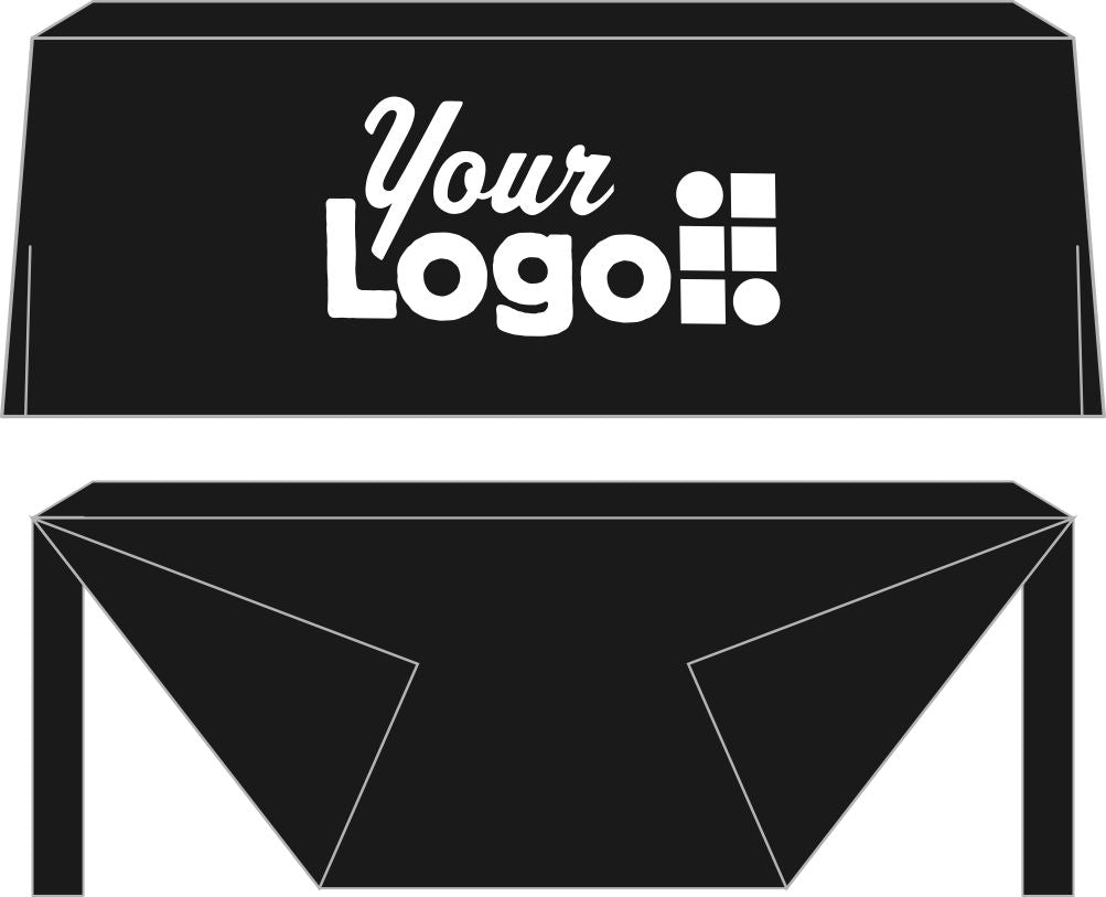 WearForm Fitted Ascoza Custom Table Cover, color: Black