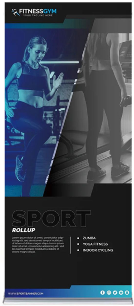 WearForm Premium Retractable Display Stand, color: Custom