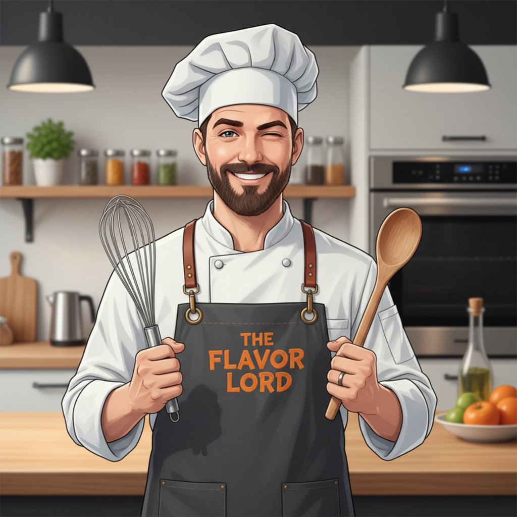 Chef wearing apron