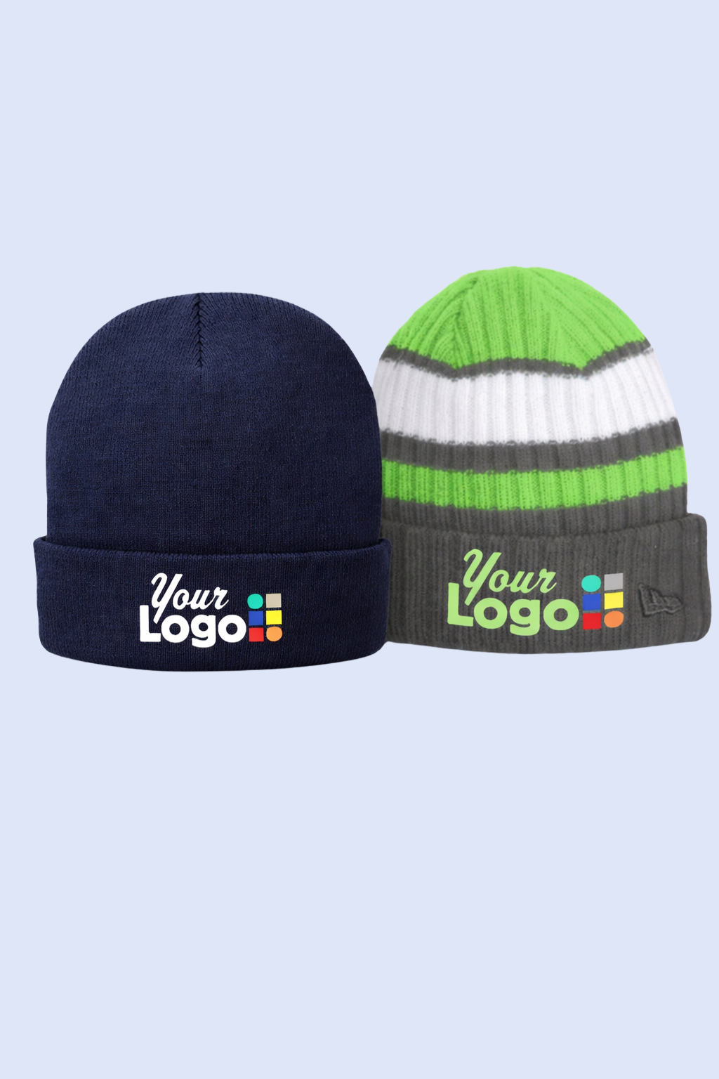 Custom beanies with logo – personalized knit hats for teams, events, and branded merchandise. Stylish, durable, and comfortable embroidered beanies designed for corporate branding, giveaways, and everyday wear in cold-weather seasons.