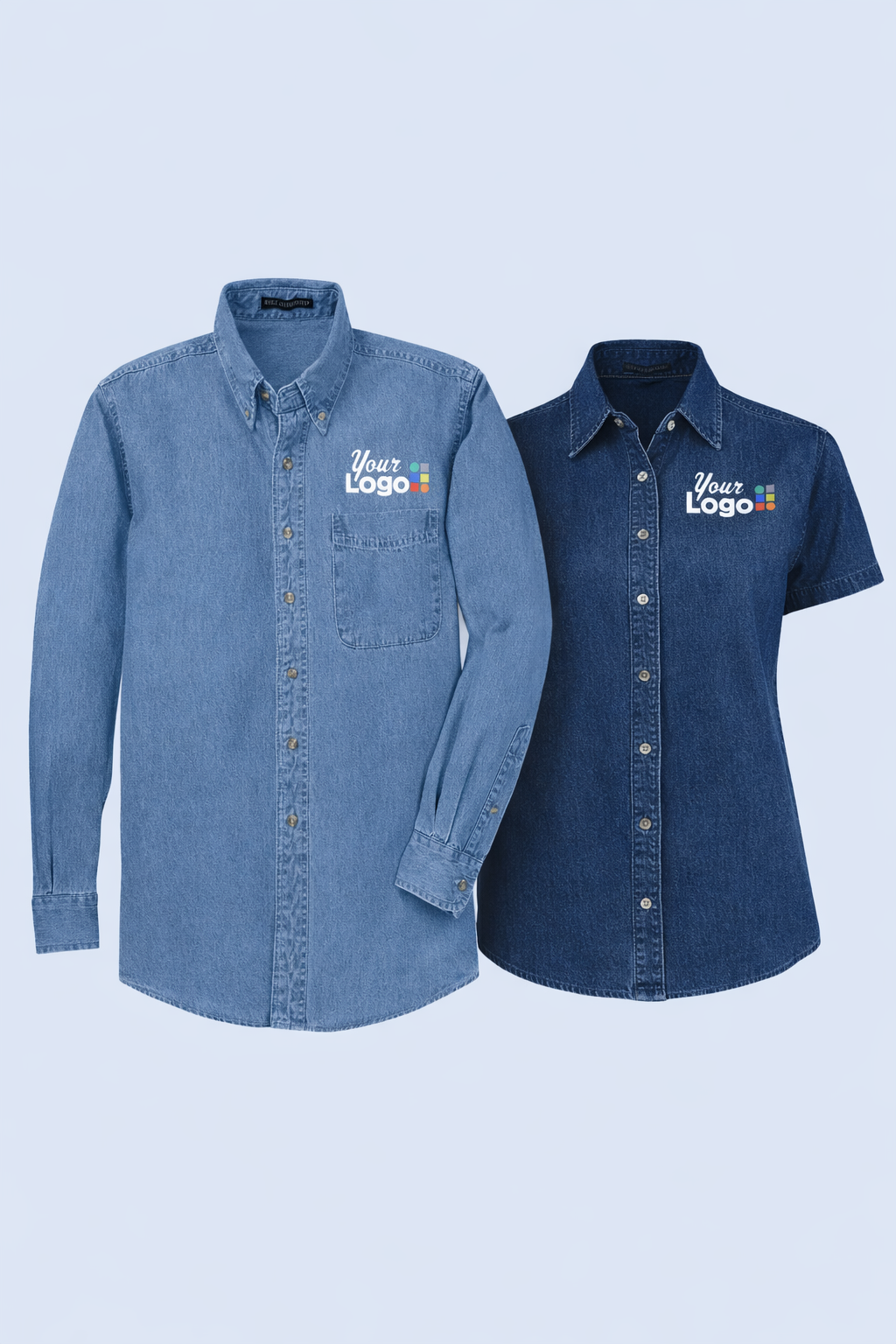 personalized company logo embroidered dress shirts Personalized Button Down