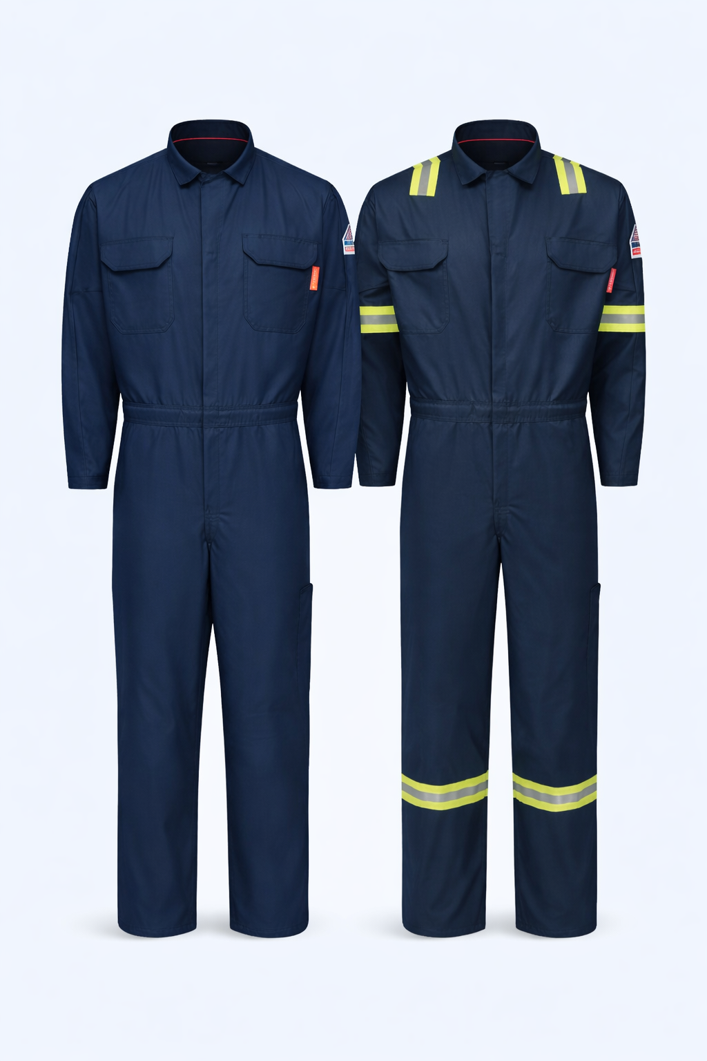 Flame resistant coveralls for men – durable FR workwear for welding, oil & gas, and industrial jobs. Protective, compliant, and long-lasting coveralls designed to meet safety standards and ensure maximum workplace safety.