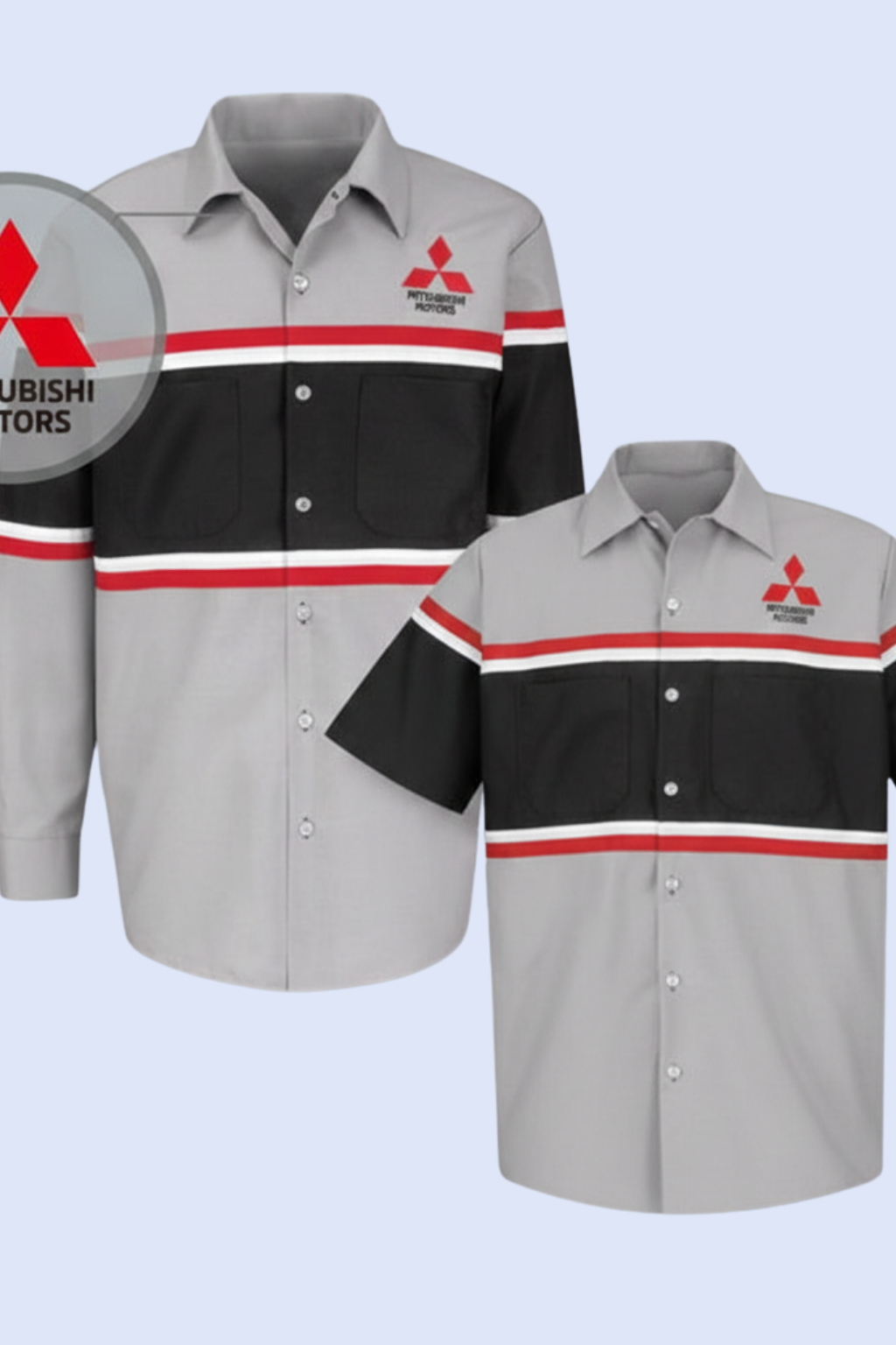 MITSUBISHI ELECTRIC ユニフォーム 758 サイン入り Custom Mitsubishi Work Shirts & Uniforms | Embroidered & Printed