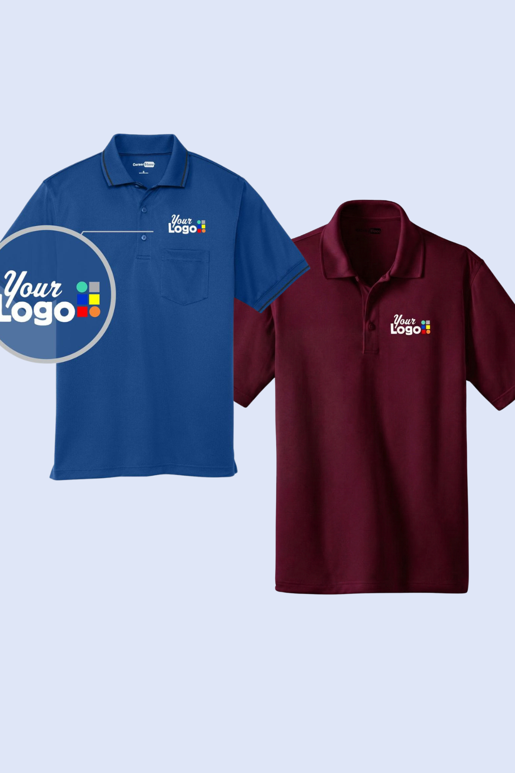 Pocket Golf Shirts & Polo Shirts with Pockets