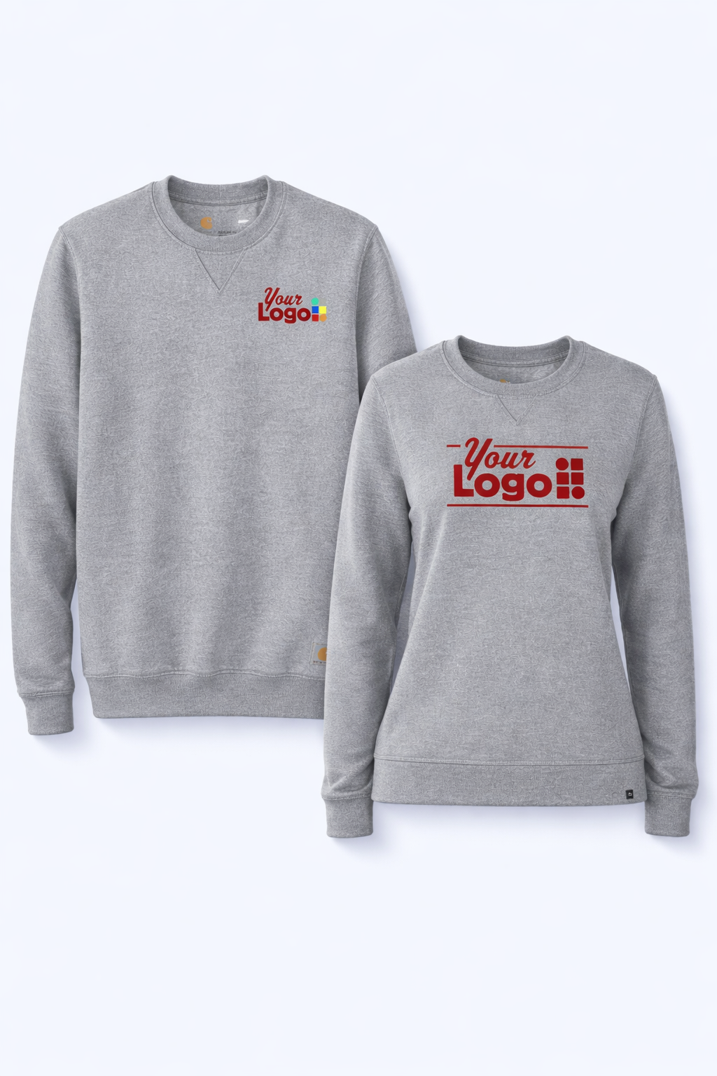 Custom sweatshirts for men and women with personalized logos – durable, comfortable, and stylish apparel for teams, events, and branded merchandise, designed for high-quality everyday wear and professional appearance.