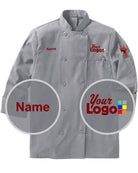 RedKap L/S Oilblok Mimix Custom Chef Coat, color: Grey