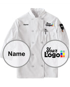 RedKap L/S Oilblok Mimix Custom Chef Coat, color: White