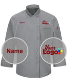RedKap L/S Oilblok Mimix Custom Chef Coat, color: Grey