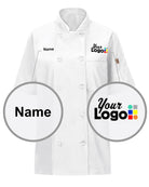 Chef Designs S/S Oilblok Mimix Custom Chef Coat, color: White