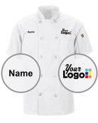 RedKap S/S Oilblok Mimix Custom Chef Coat, color: Grey