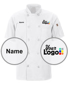 Chef Designs S/S Oilblok Mimix Custom Chef Coat, color: Grey