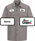 Dickies S/S Traditional Custom Work Shirt, color: Silver Grey