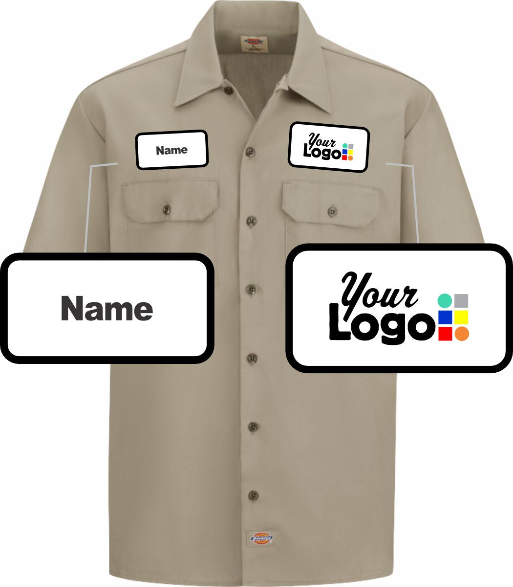 Dickies S/S Traditional Custom Work Shirt, color: Desert Sand