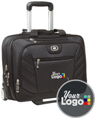 Ogio Lucin Wheeled Briefcase Custom Laptop Bag, color: Black