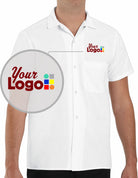 RedKap S/S Value Snap-Front Custom Cook Shirt, color: White