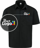 RedKap S/S Airflow with Oilblok Custom Cook Shirt, color: Black