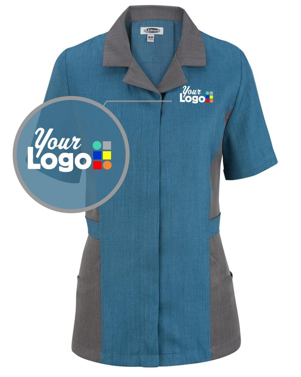 Edwards Premier Tunic Custom Housekeeping Coat, color: Imperial Blue