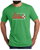 Allmade S/S Tri-Blend Custom T-Shirt, color: Enviro Green