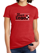 Allmade S/S Tri-Blend Custom T-Shirt, color: Rise Up Red