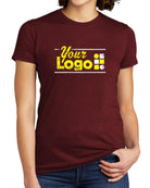 Allmade S/S Tri-Blend Custom T-Shirt, color: Vino Red