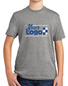 Allmade S/S Tri-Blend Custom T-Shirt, color: Aluminum Grey