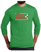 Allmade L/S Tri-Blend Custom T-Shirt, color: Enviro Green