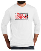 Allmade L/S Tri-Blend Custom T-Shirt, color: Fairly White