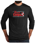 Allmade L/S Tri-Blend Custom T-Shirt, color: Space Black