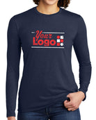 Allmade L/S Tri-Blend Custom T-Shirt, color: Rebel Blue