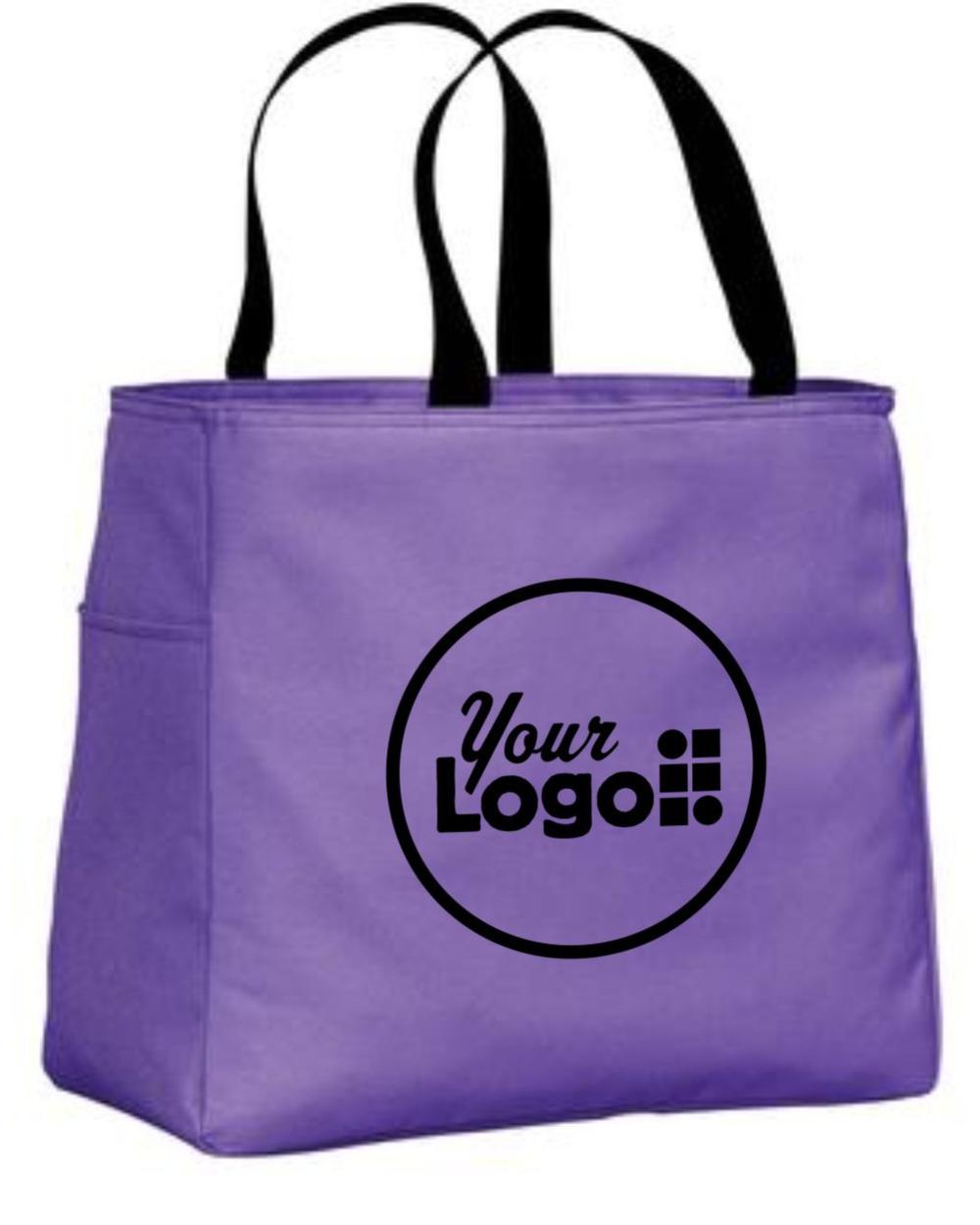 Port Authority Essential Custom Tote Bag, color: Hyacinth
