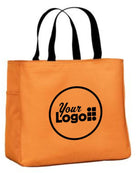 Port Authority Essential Custom Tote Bag, color: Tangerine
