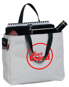 Port Authority Essential Custom Tote Bag, color: Chrome