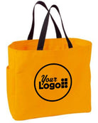 Port Authority Essential Custom Tote Bag, color: Athletic Gold