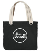 Port Authority Allie Custom Tote Bag, color: Black