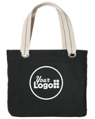 Port Authority Allie Custom Tote Bag, color: Black